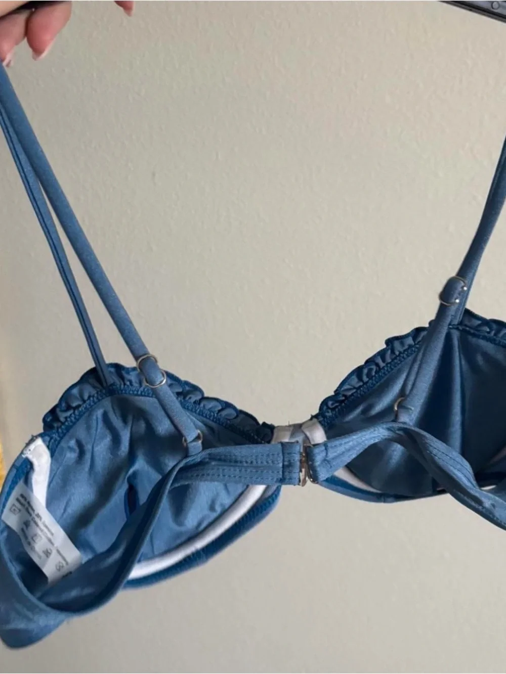 Shein blue bathing suite top